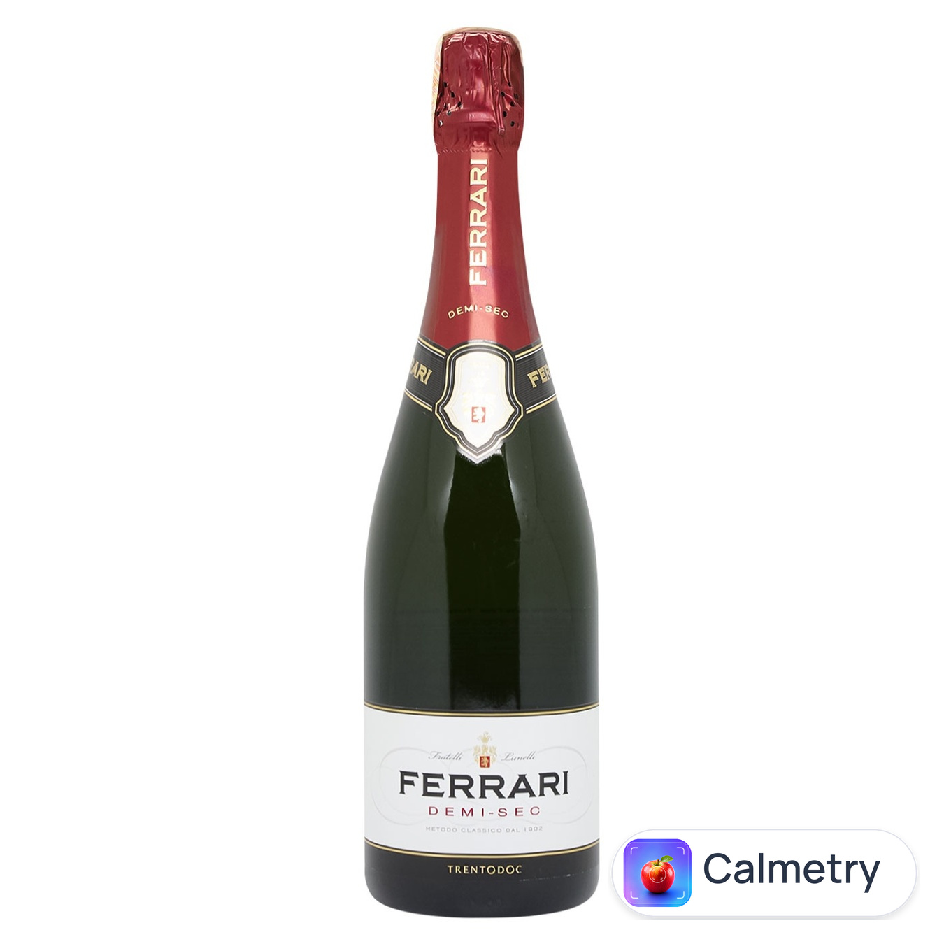 Вино ігристе Ferrari Demi Sec біле напівсухе 12,5% 0,75л