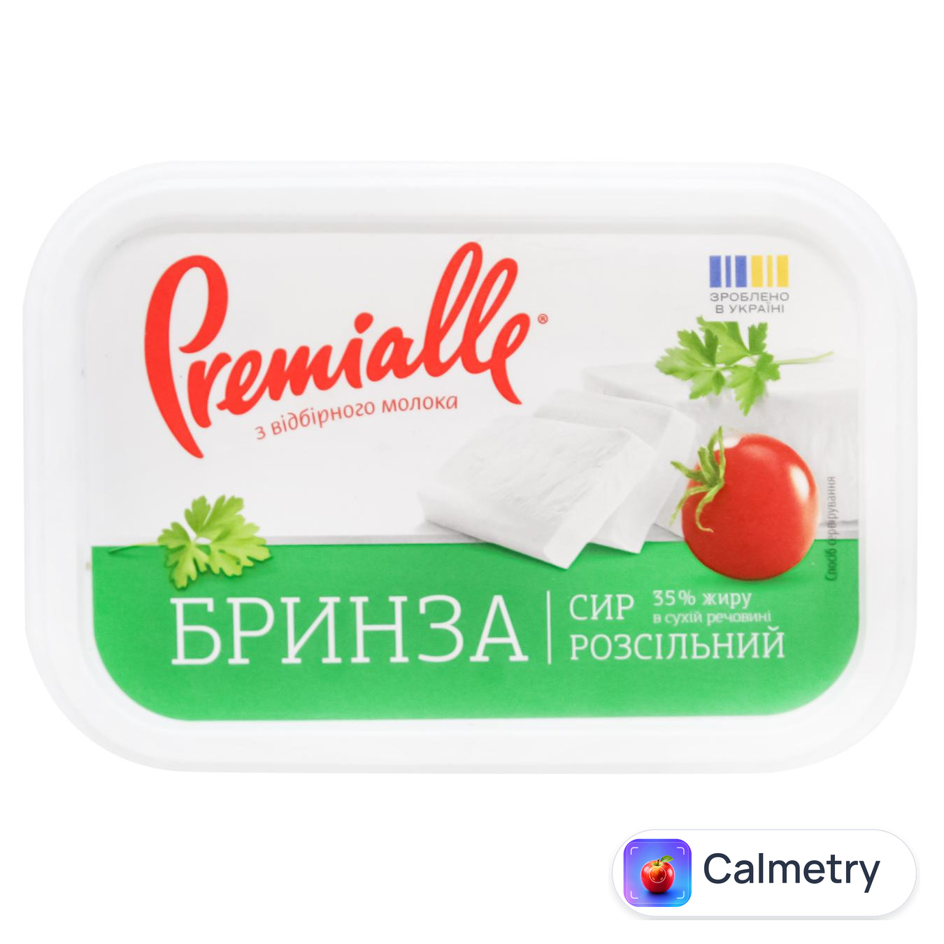 Сир Premialle Бринза 35% 180г — фото продукту