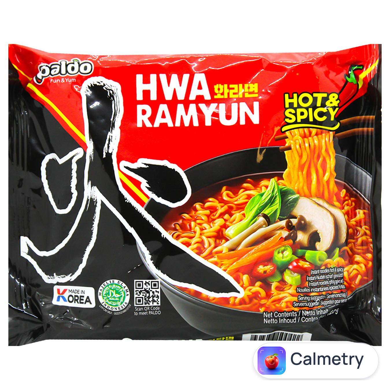 Локшина Paldo Hwa Ramyun з гострим перцем швидкого приготування 120г