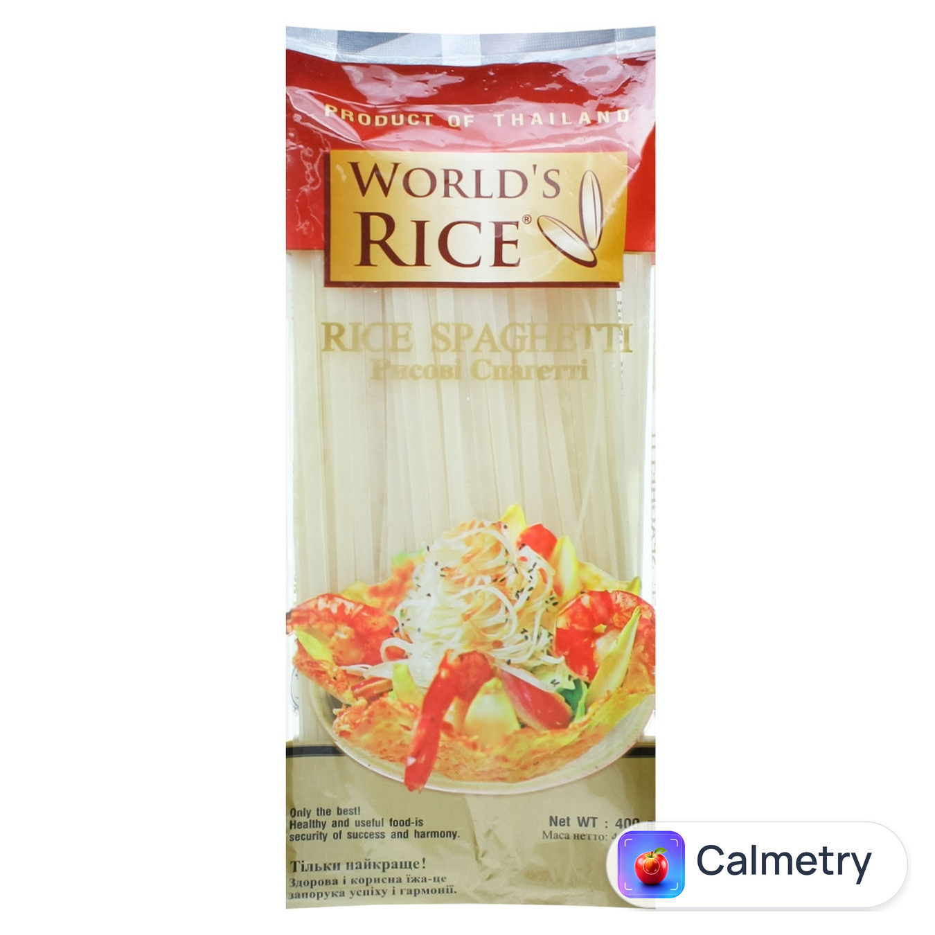 Макаронні вироби World's Rice Спагетті рисові 400г