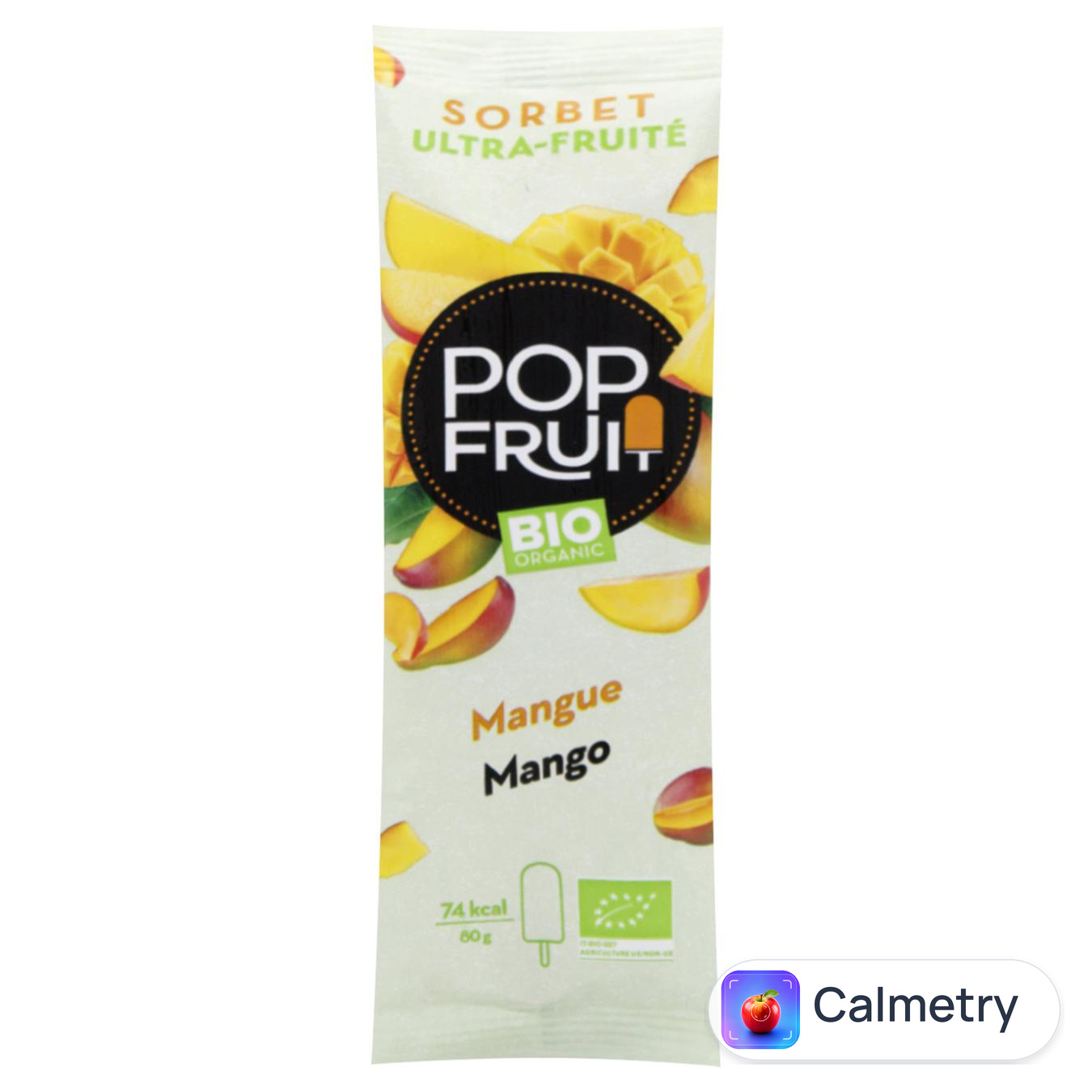 Сорбет Pop Fruit з манго органічний 80г