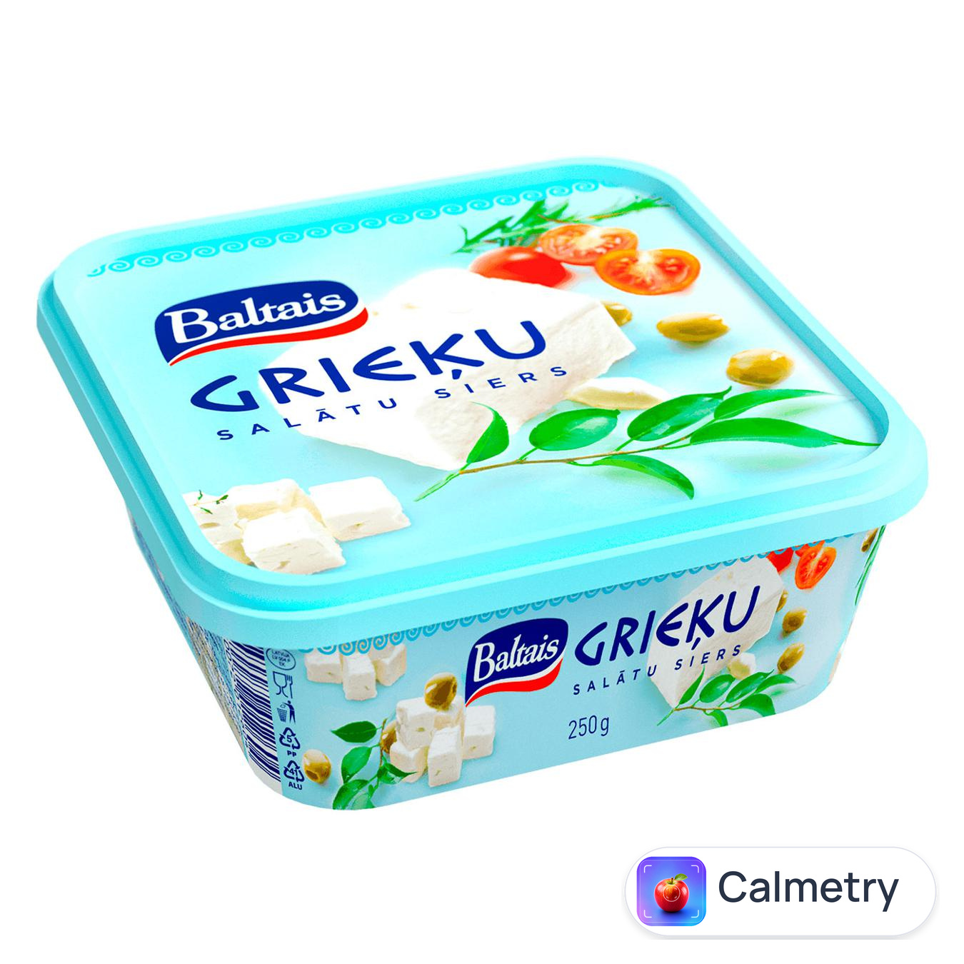Сир Baltais Грецький салатний 55% 250г