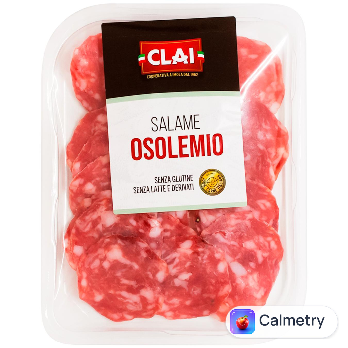 Ковбаса Clai Osolemio Салямі нарізана 70г