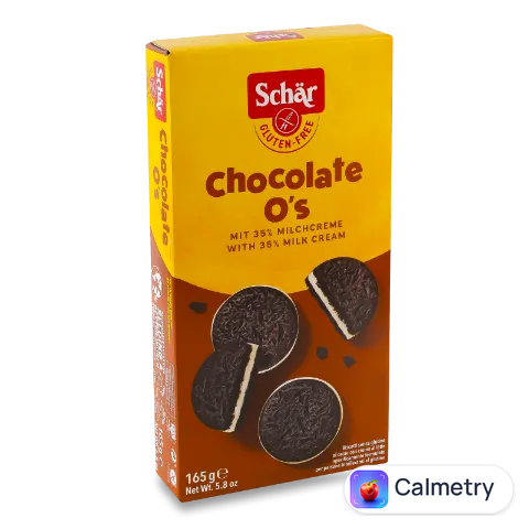 Печиво-сендвіч Schar Сhocolate O's з какао та кремовою начинкою
