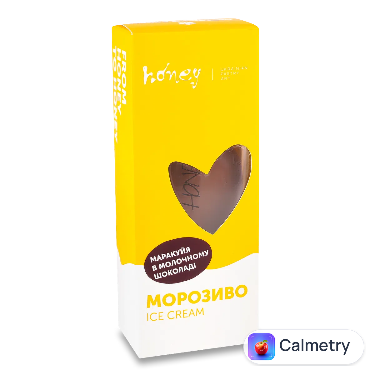 Морозиво «Лавка традицій» Honey маракуйя в молочному шоколаді 90г