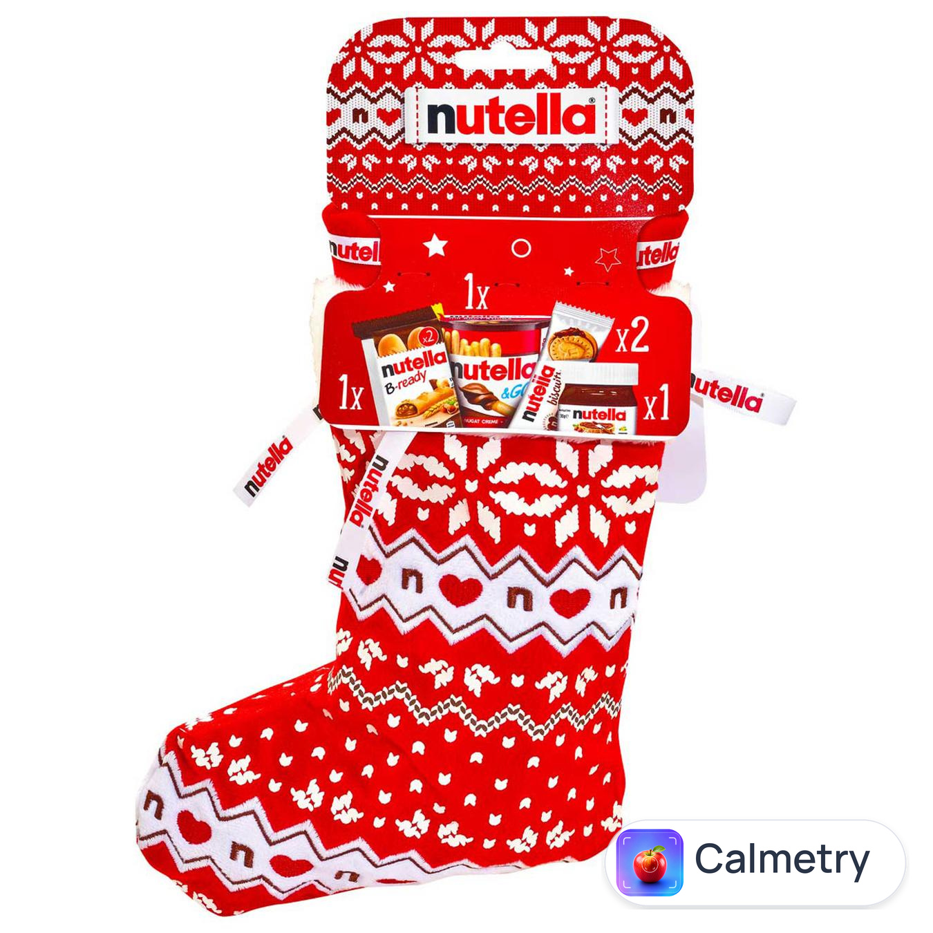 Набір солодощів новорічний Nutella Winter Boot 209г — фото продукту