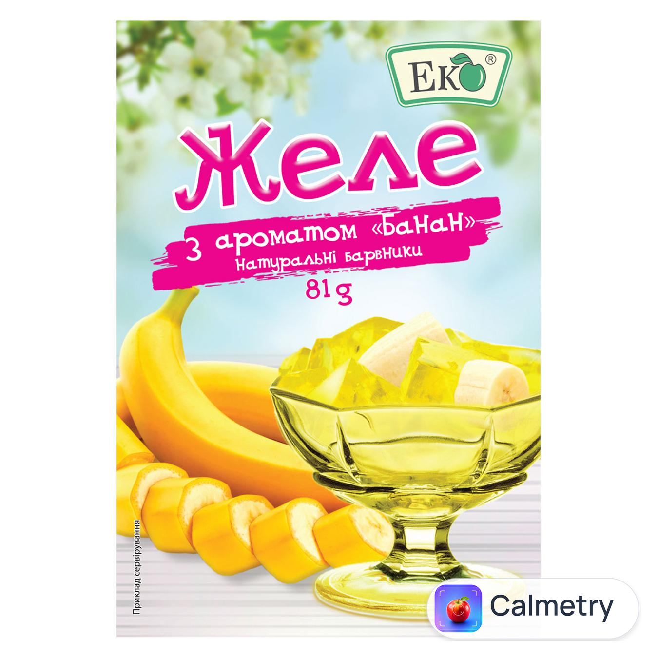 Желе Еко Банан 81г — фото продукту