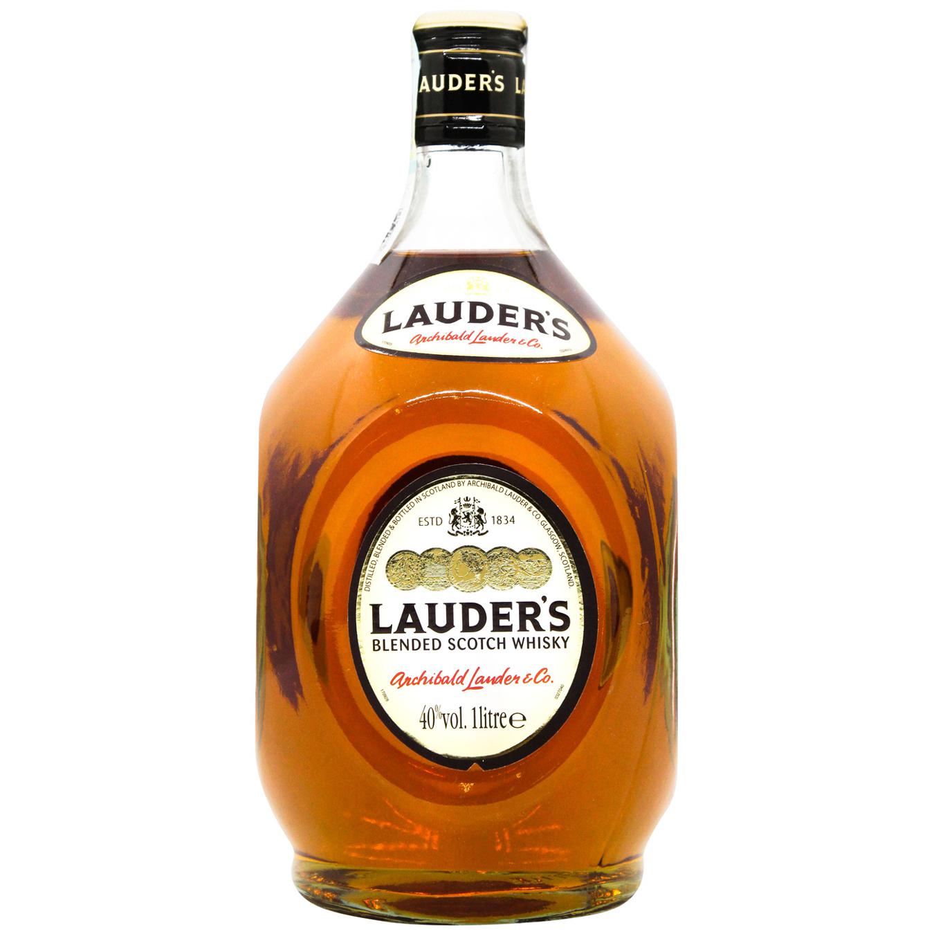 Віскі Lauder's Finest 40% 1л — фото продукту