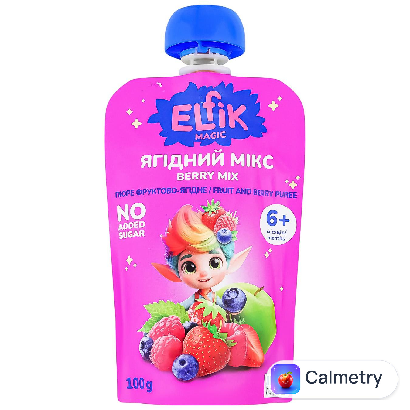 Пюре Elfik Magic Ягідний мікс 100г — фото продукту