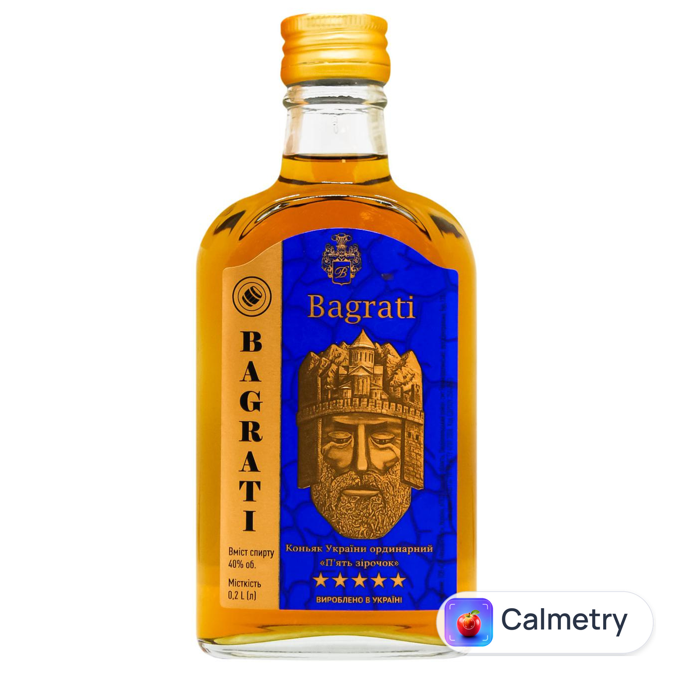 Коньяк Bagrati 5 років 40% 200мл