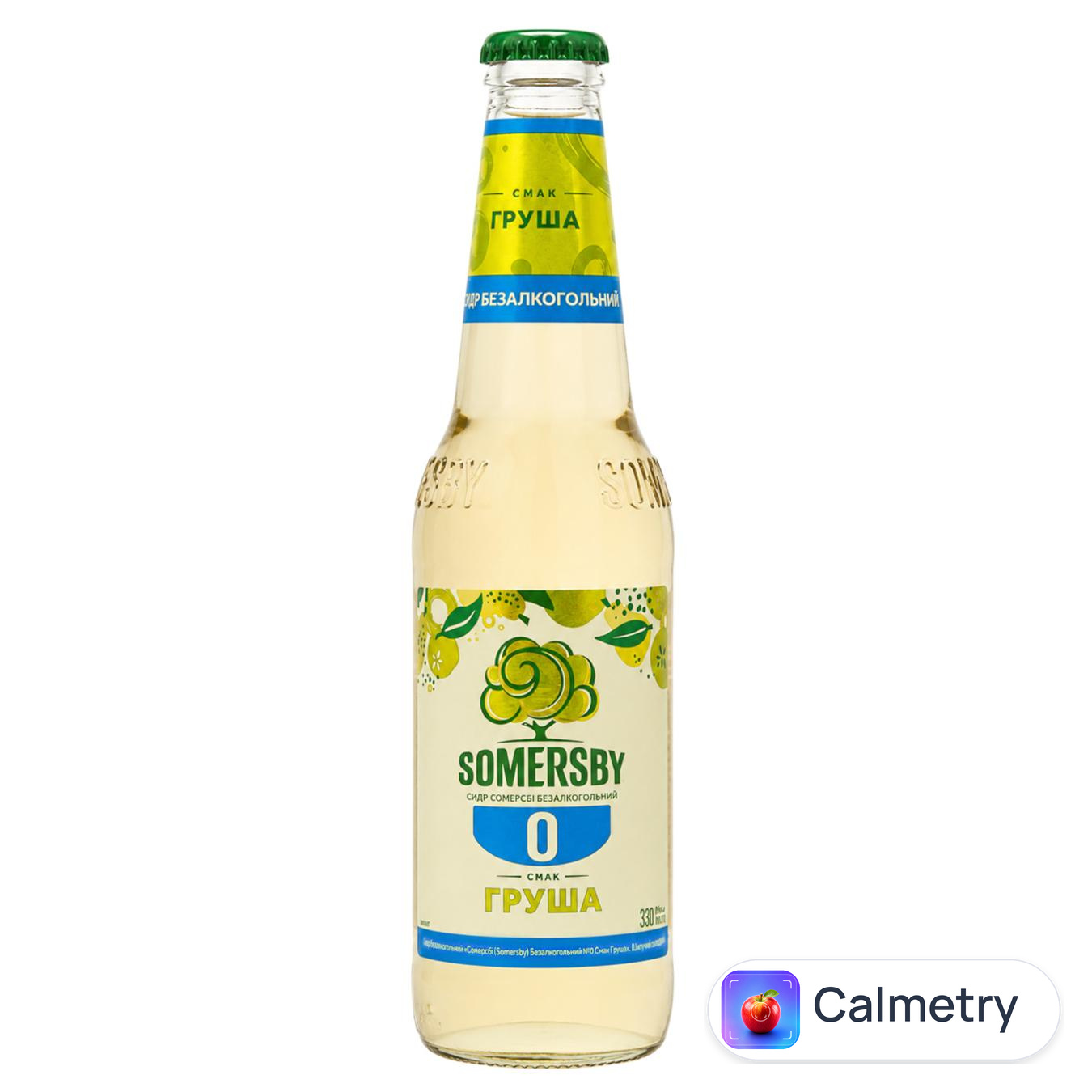Сидр Somersby груша безалкогольний 0,33л — фото продукту