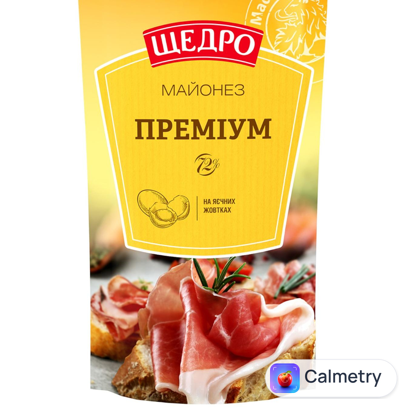 Майонез Щедро Преміум 72% 150г — фото продукту
