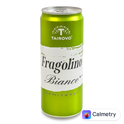 Напій винний «Таїрово» Fragolino білий напівсолодкий газований з/б