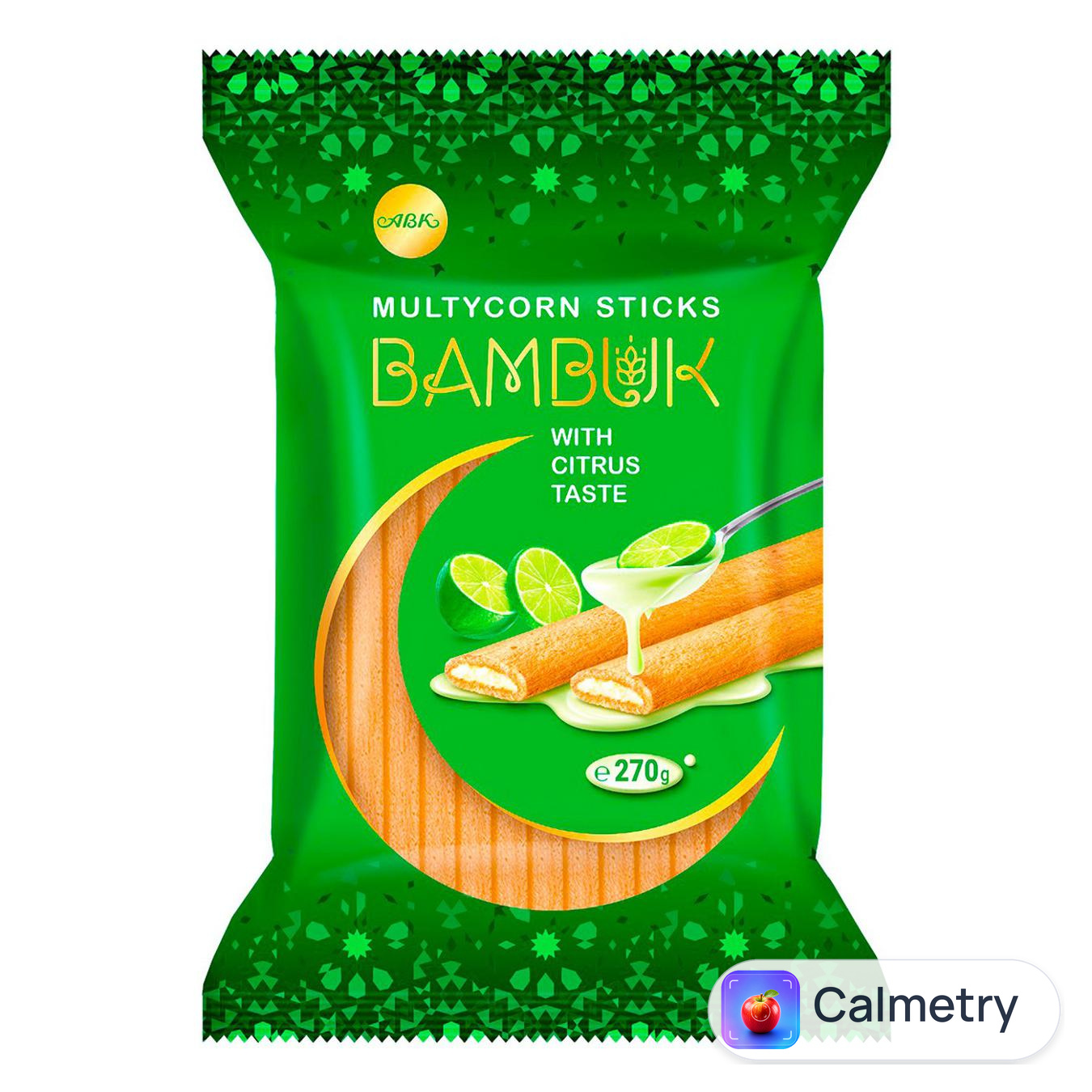 Трубочки мультизлакові АВК Bambuk зі смаком цитруса 270г