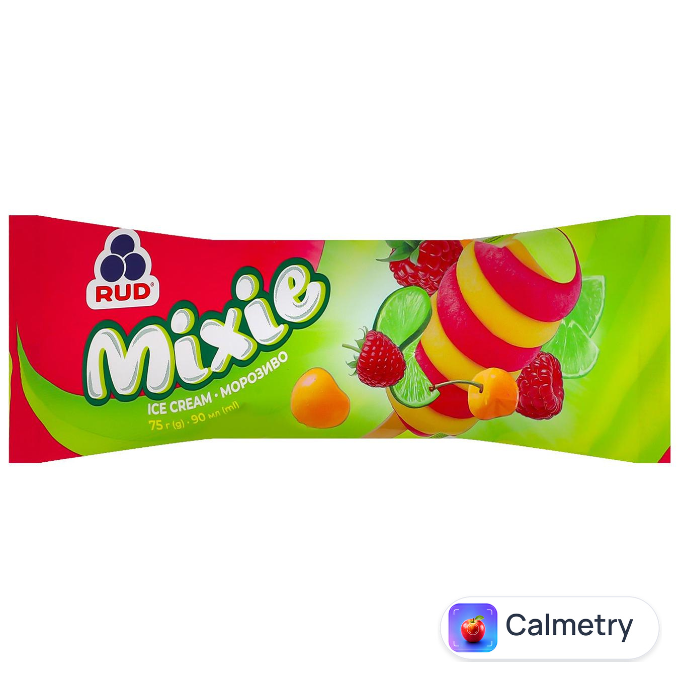 Морозиво Рудь Mixie черешня-лайм-малина 75г
