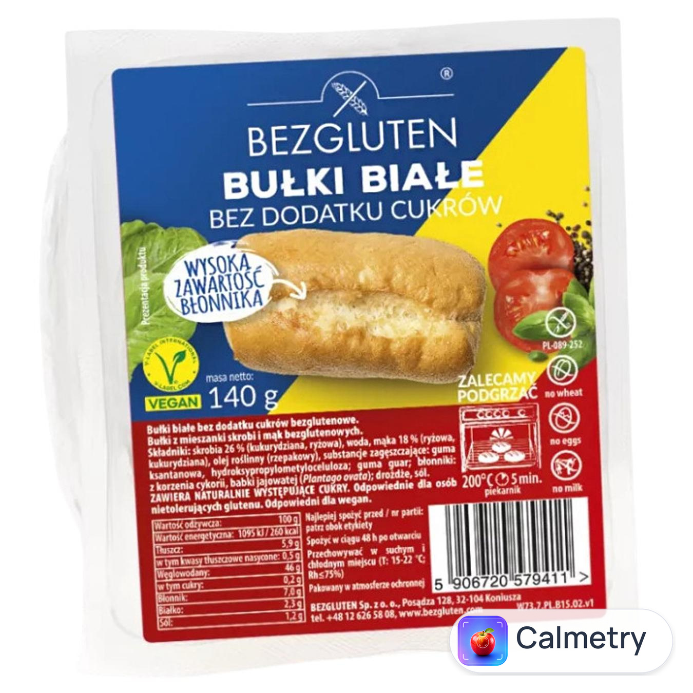 Булочки Bezgluten 140г