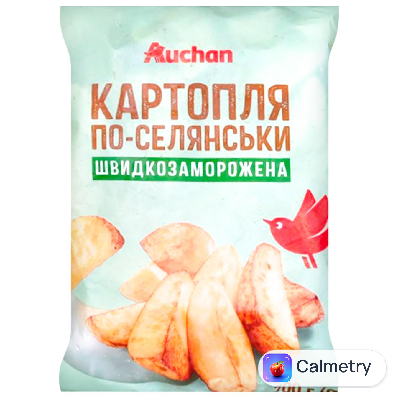 Картопля Auchan По-селянськи швидкозаморожена 700г