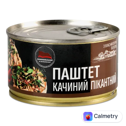 Паштет Тернопільський МК Пікантний качиний Тернопільський м'ясокомбінат