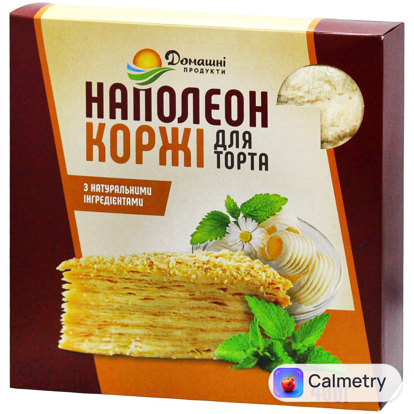 Коржі для торта Домашні Продукти Наполеон 400г