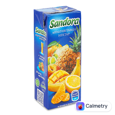 Нектар Sandora мультивітамін неосвітлений, 0,2л