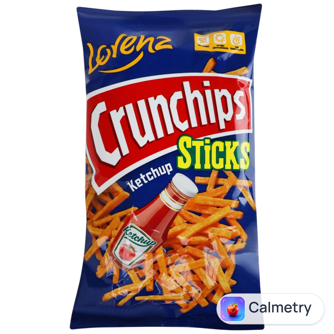 Соломка картопляна Lorenz Crunchips зі смаком кетчупу 70г