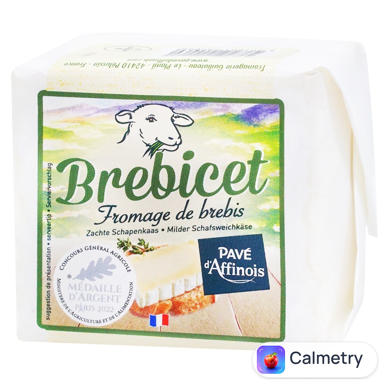 Сир Pave d’Affinois Бребісе овечий м'який 50% 125г