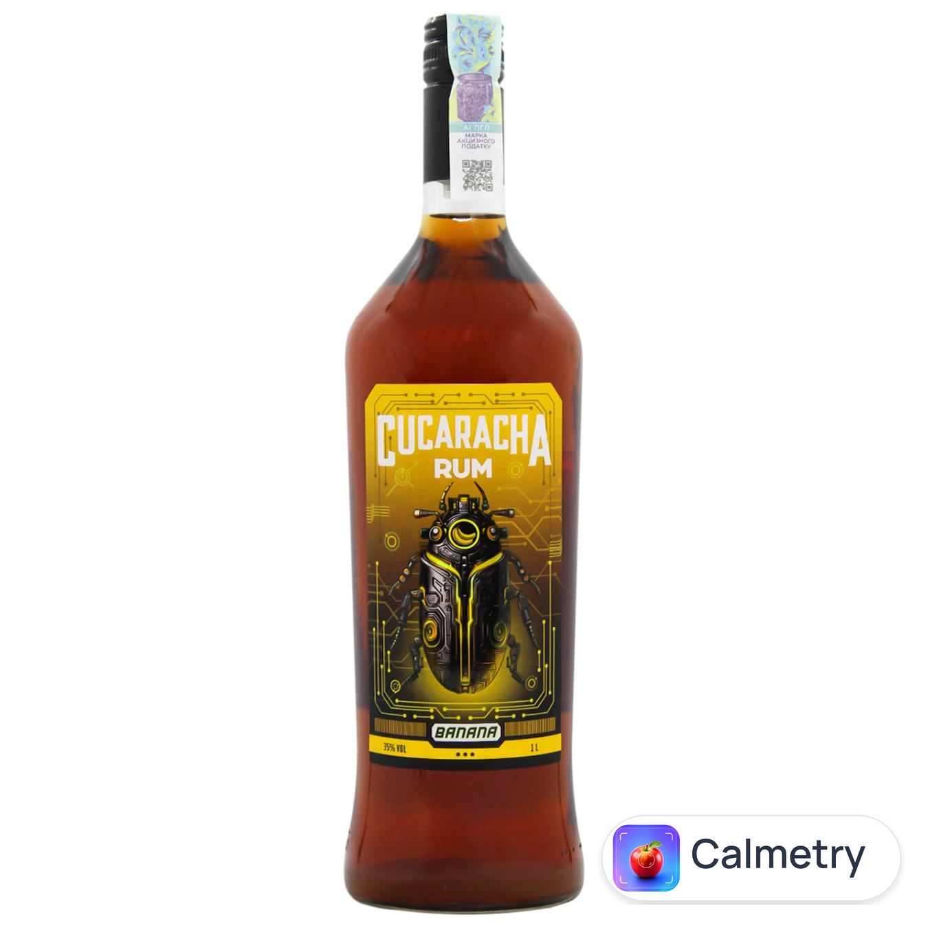 Напій на основі рому Cucaracha Banana 35% 1л