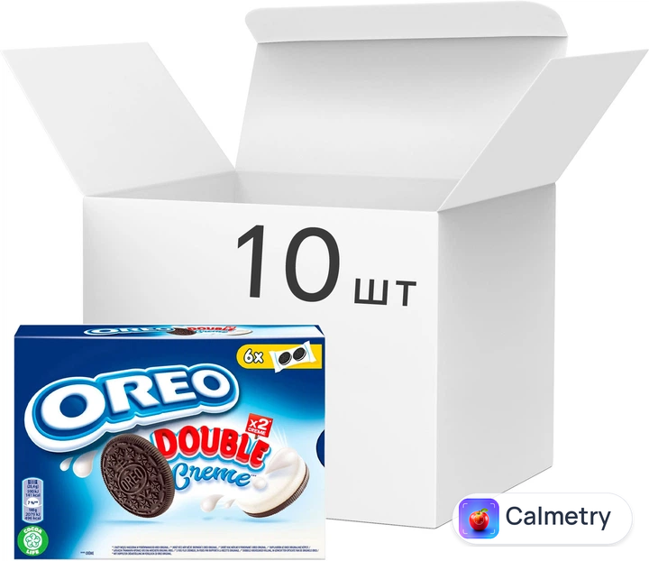 Упаковка печива Oreo Подвійна начинка 170 г х 10 шт.