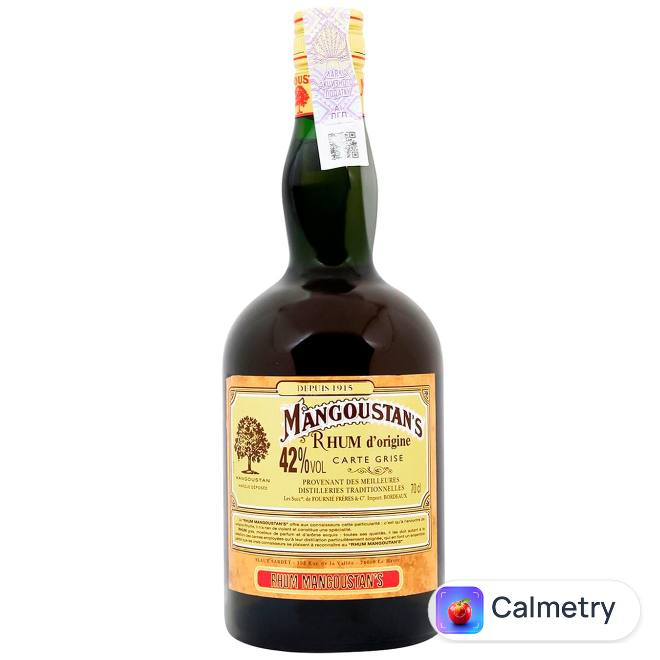 Ром Mangoustan's Carte Grise 42% 0,7л