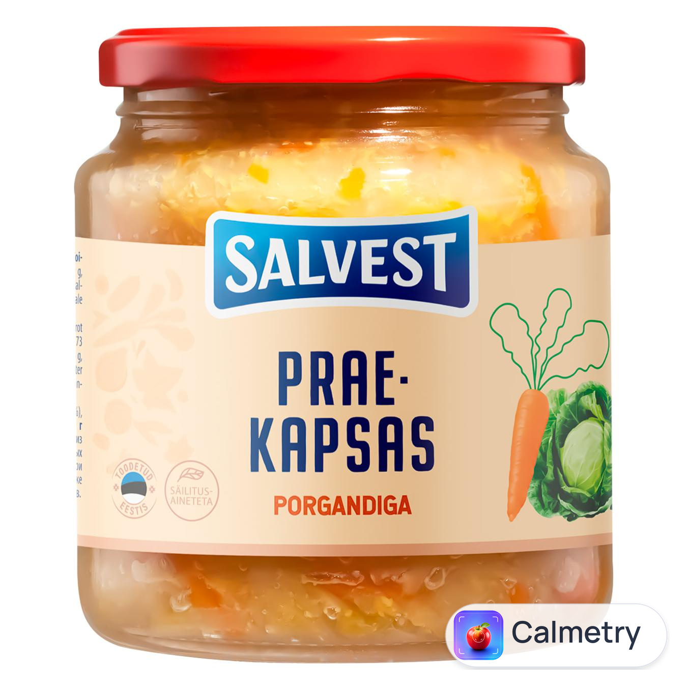 Капуста Salvest смажена квашена з морквою 530г