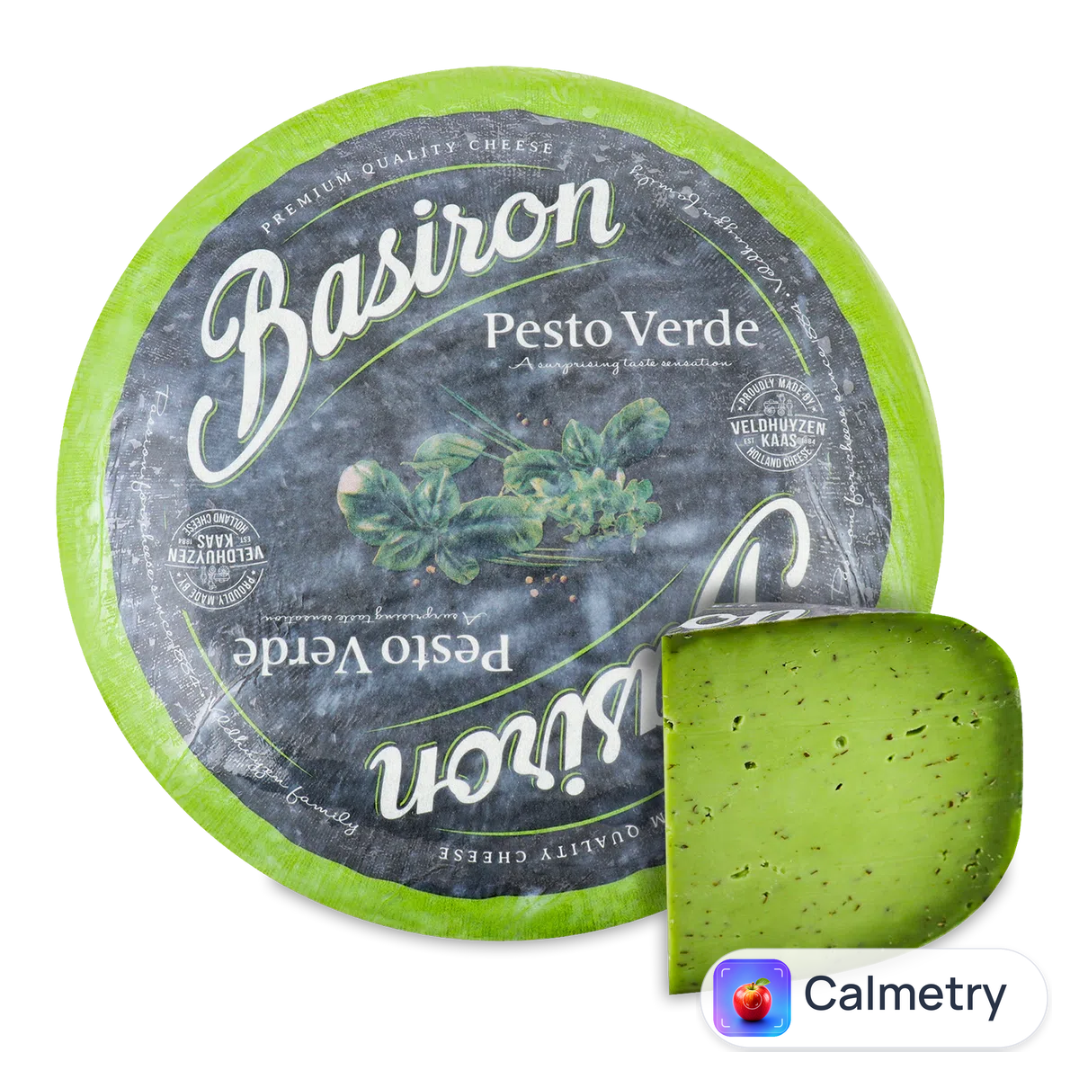 Сир Veldhuyzen Basiron базилік з часником 50% 1/2