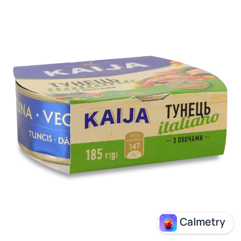Тунець Kaija Italiano з овочами, ключ