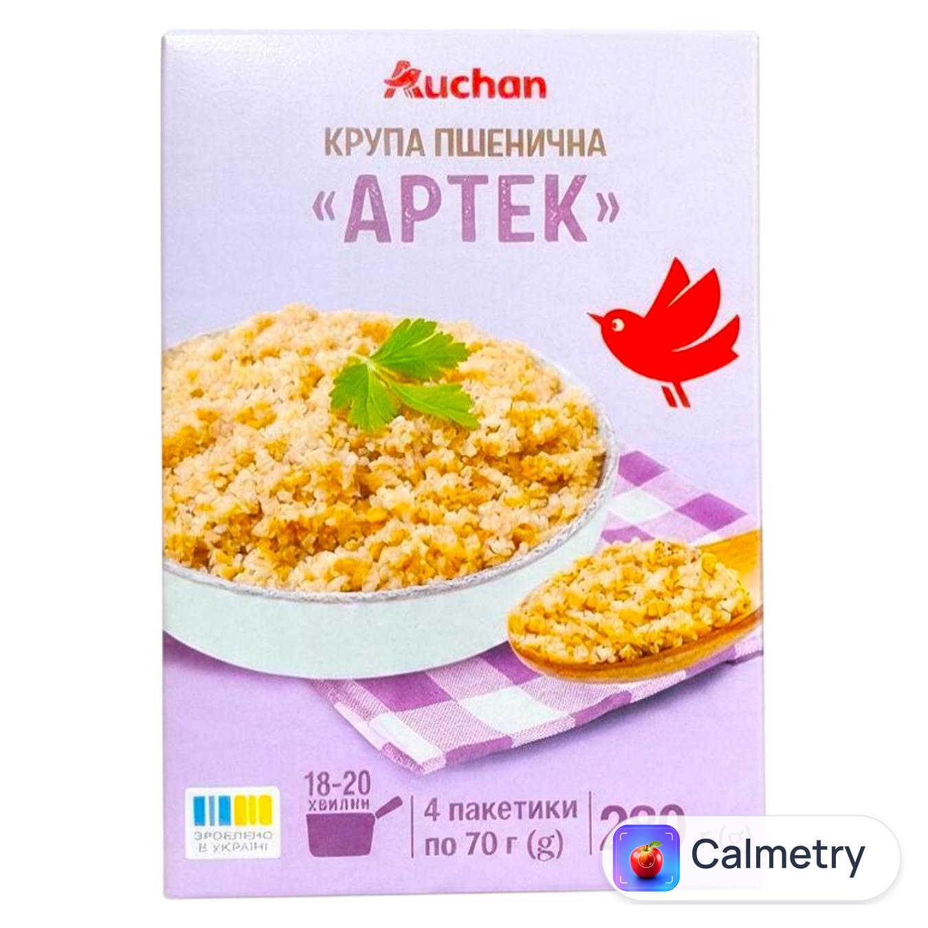 Крупа пшенична Auchan Артек 280г