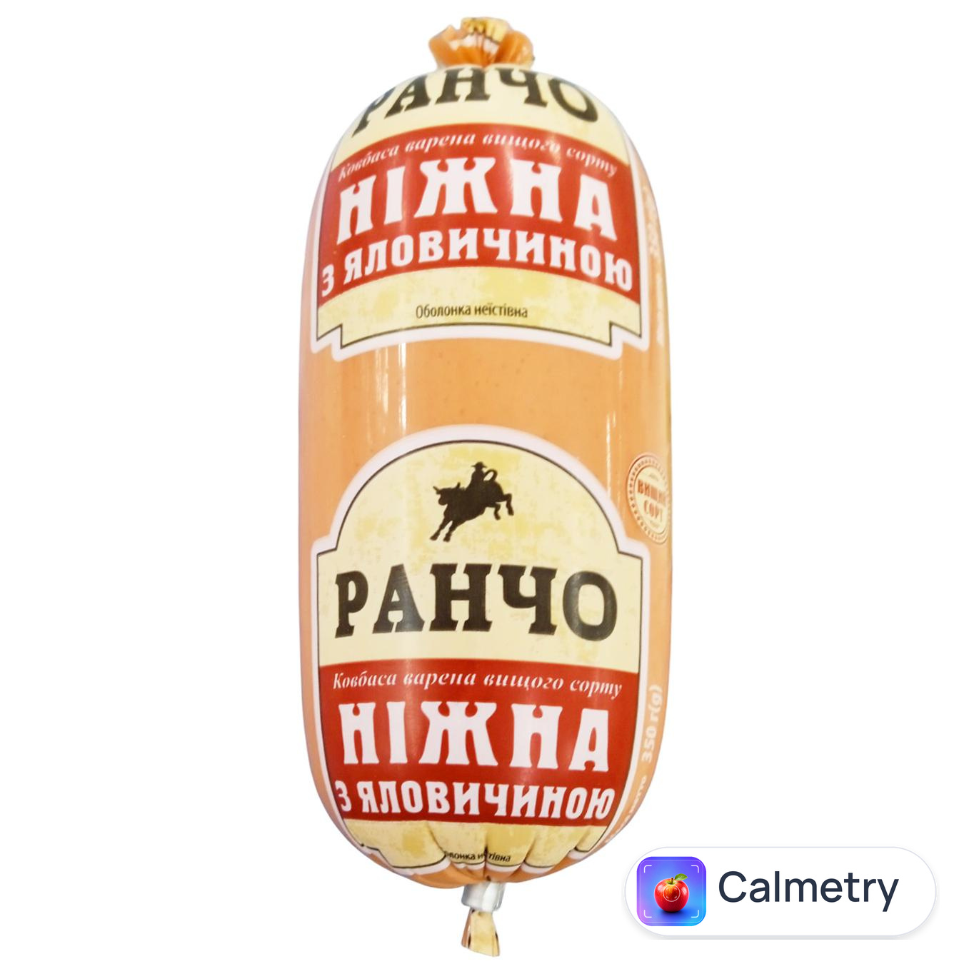 Ковбаса Ранчо Ніжна з яловичиною варена вищий сорт 350г