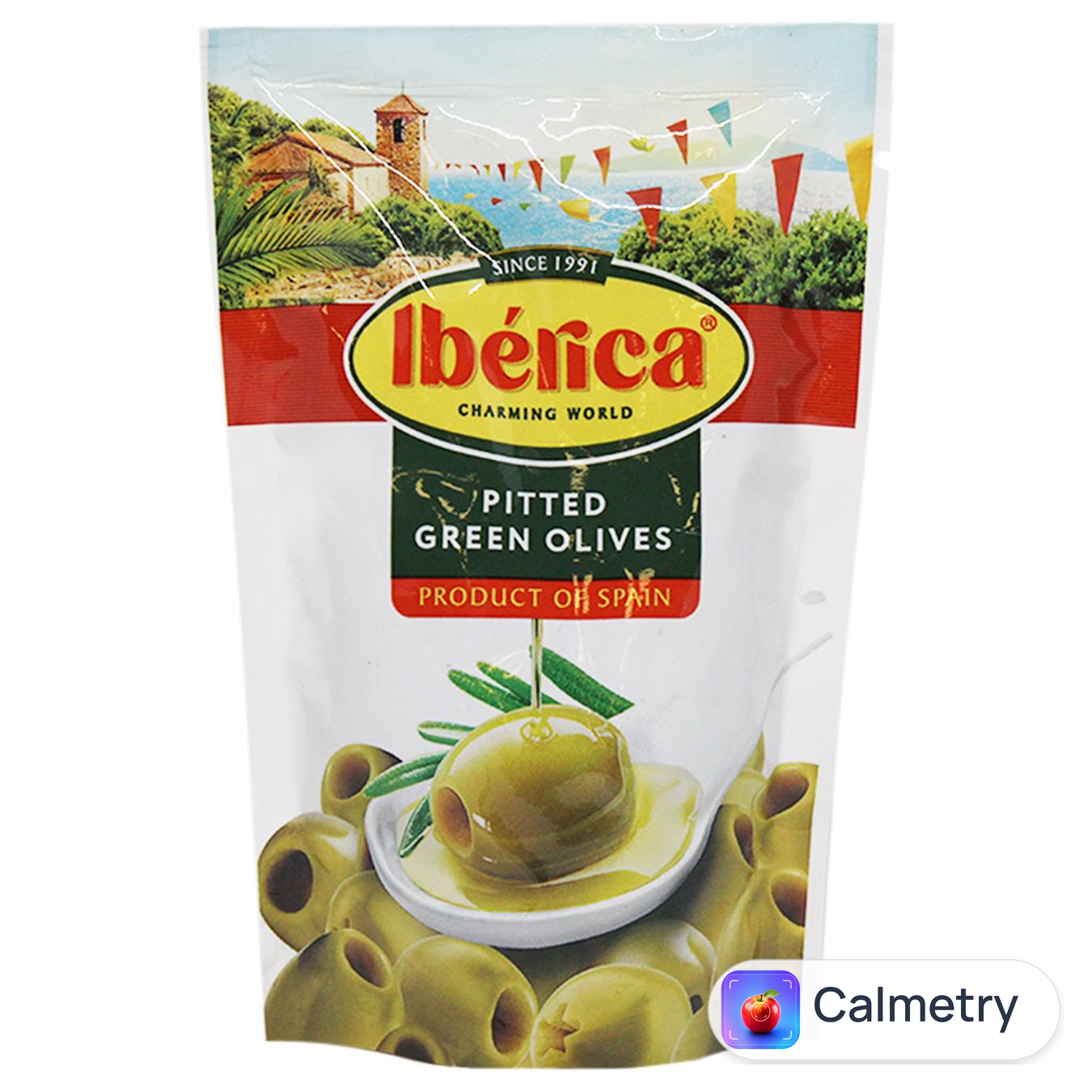 Оливки Iberica зелені без кісточки 170г