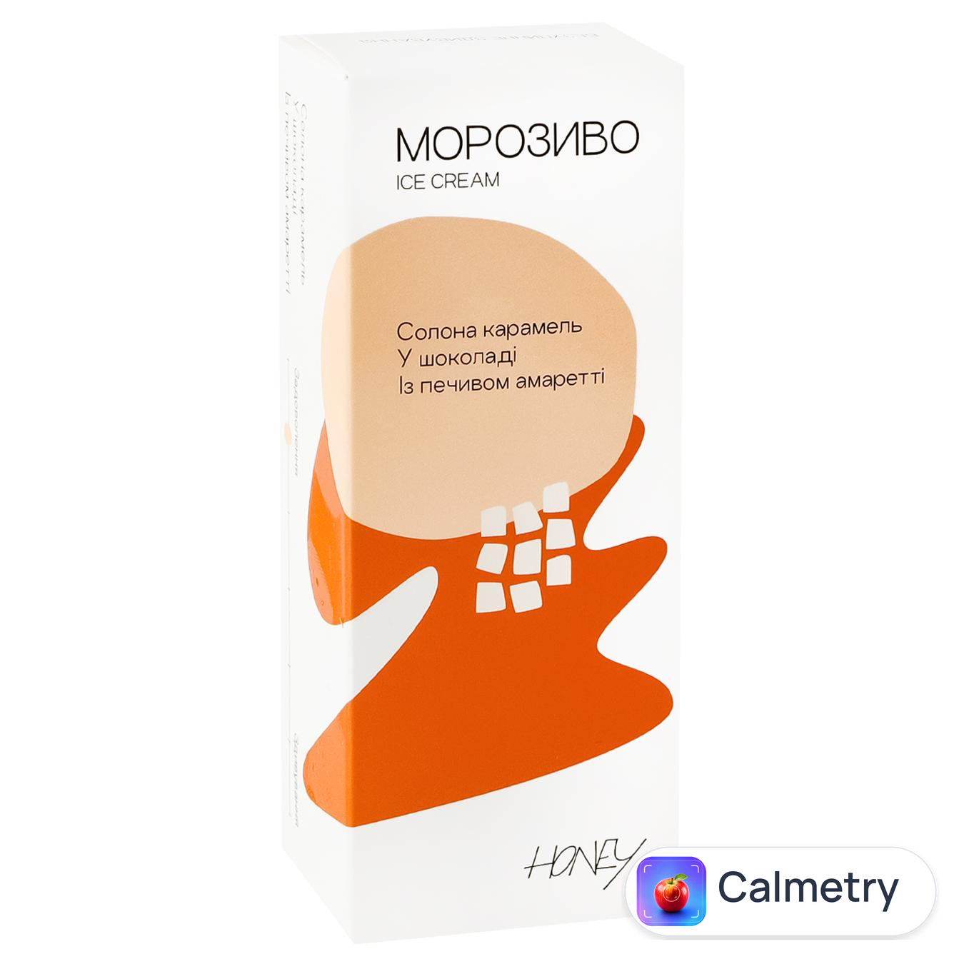 Морозиво Honey Карамель в шоколаді з амаретті 90г