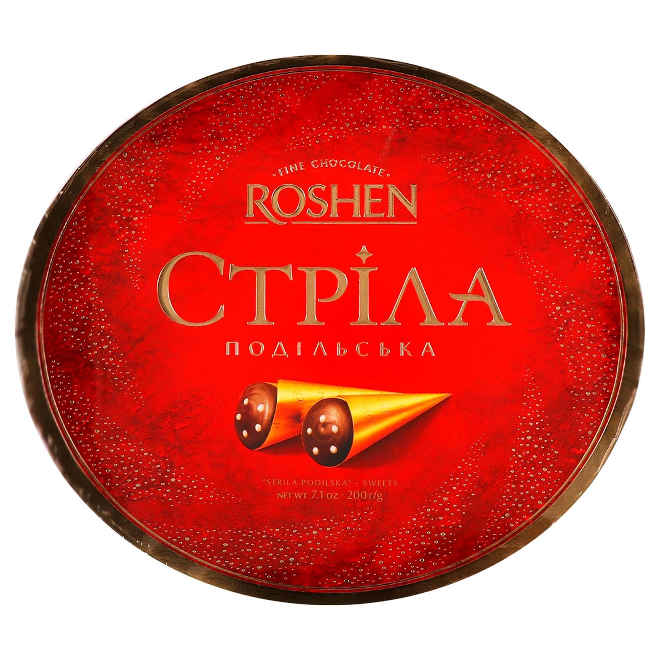 Цукерки Roshen Стріла Подільська 200г — фото продукту
