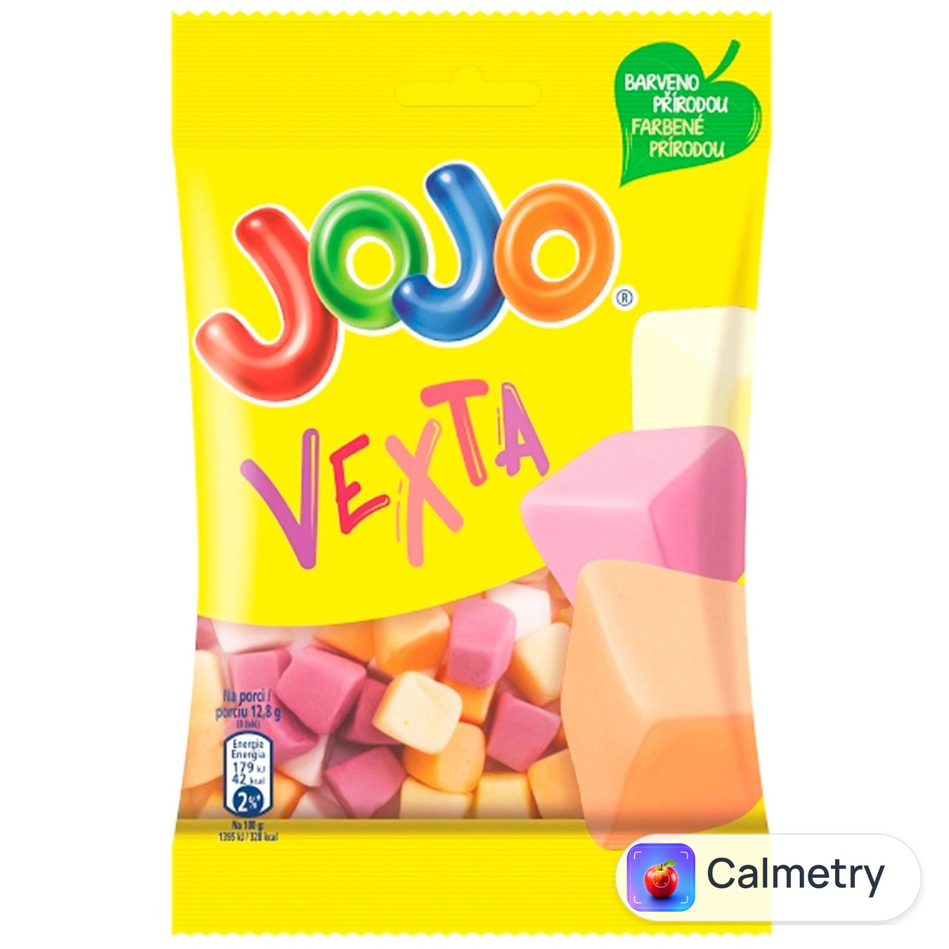 Цукерки желейні Jojo Vexta з фруктовими смаками 80г — фото продукту