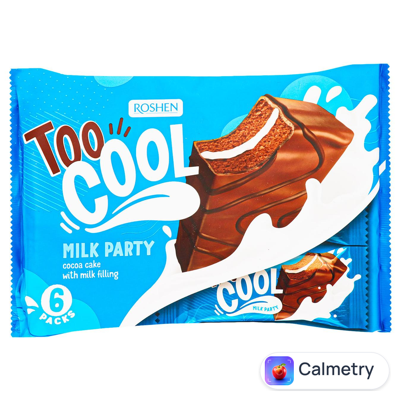 Бісквітні тістечка Roshen Too Cool Milk Party 270г — фото продукту