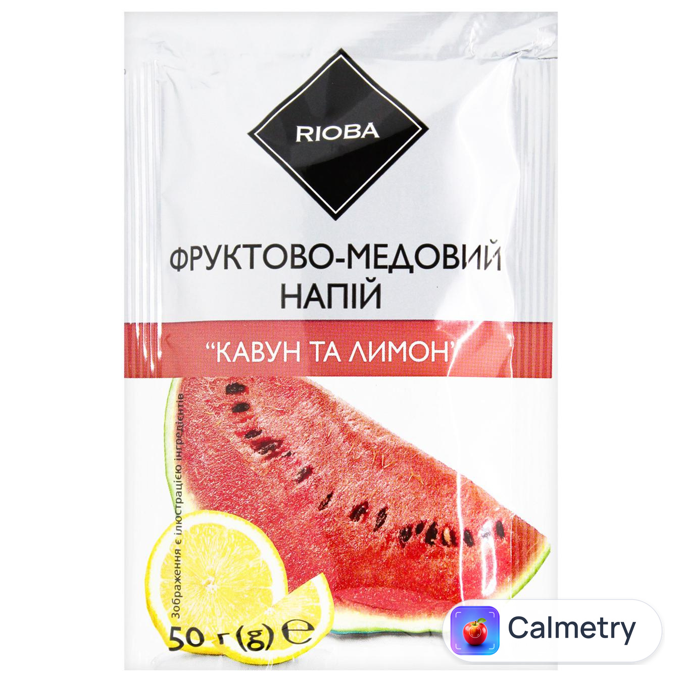 Чай фруктово-медовий Rioba концентрат Кавун та лимон 50г