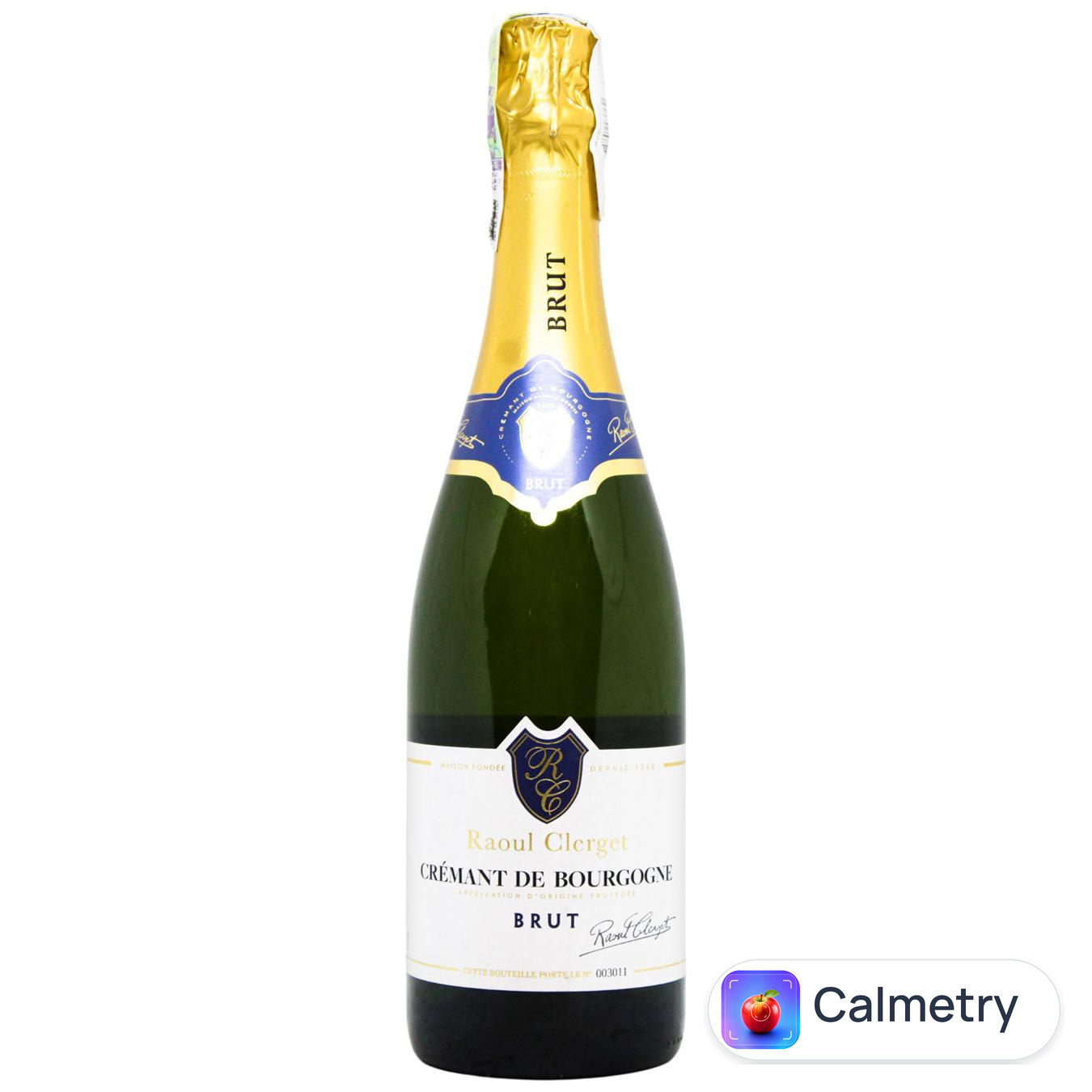Вино ігристе Raoul Clerget Cremant de Bourgogne біле брют 12% 0,75л