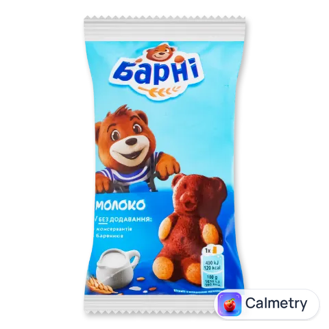 Бісквіт «Барні» з молочною начинкою