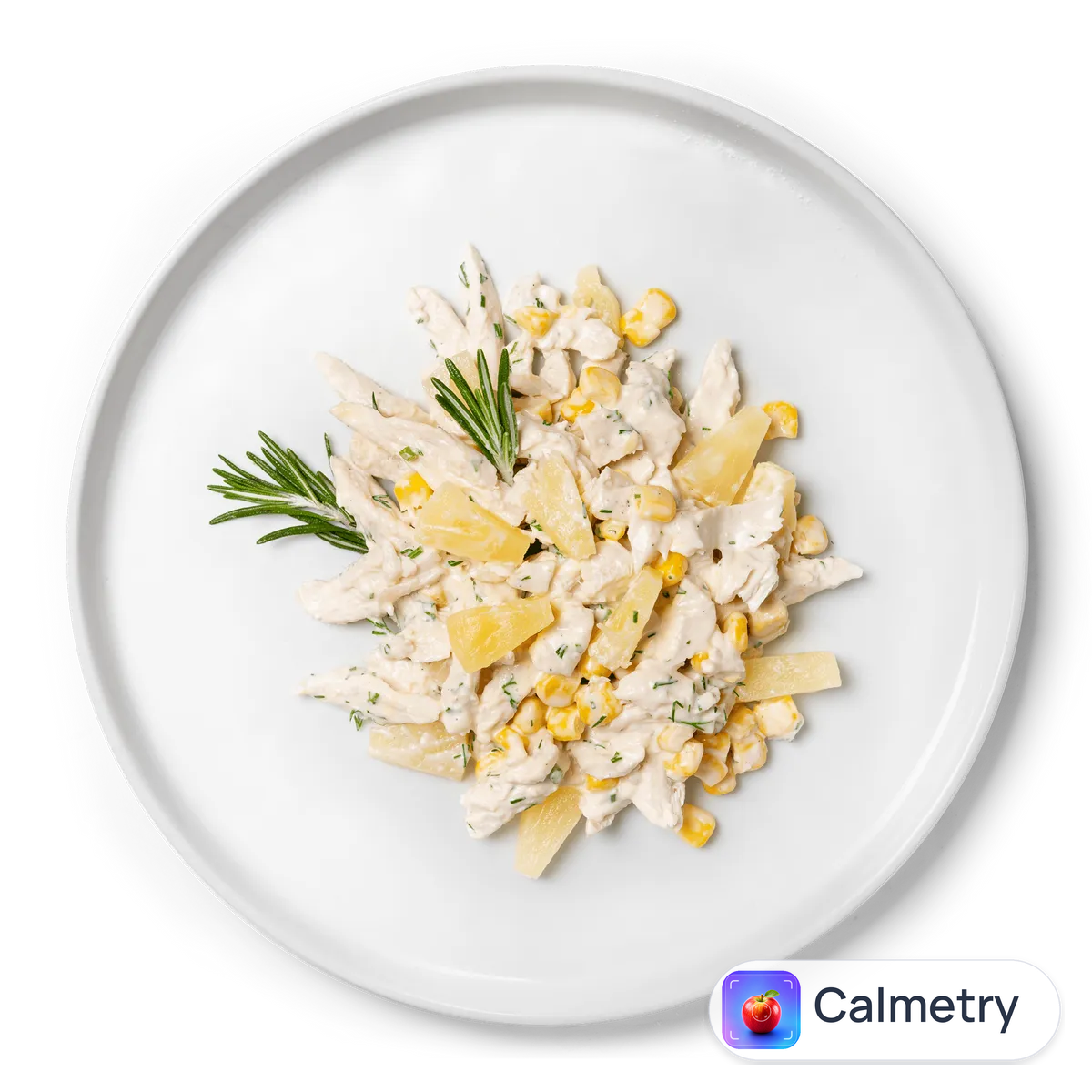 Салат з курячим філе та ананасами