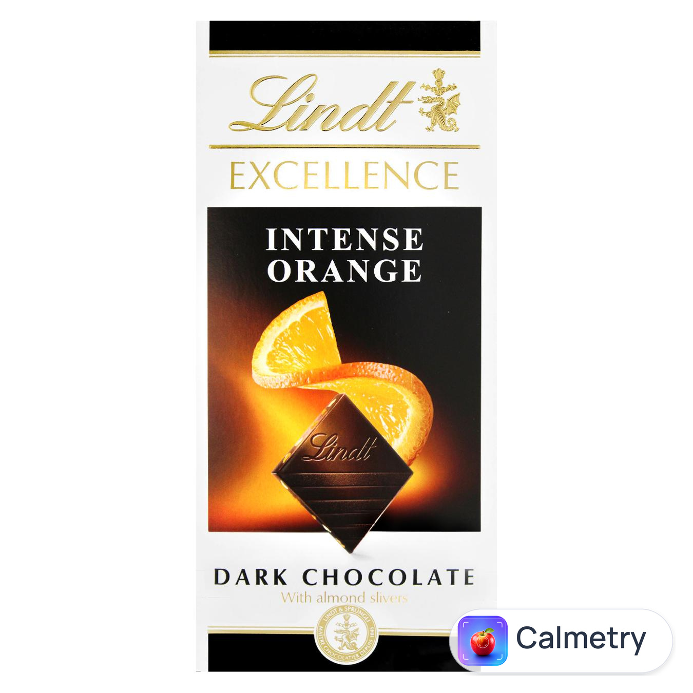 Шоколад чорний Lindt Excellence з апельсином 47% 100г — фото продукту