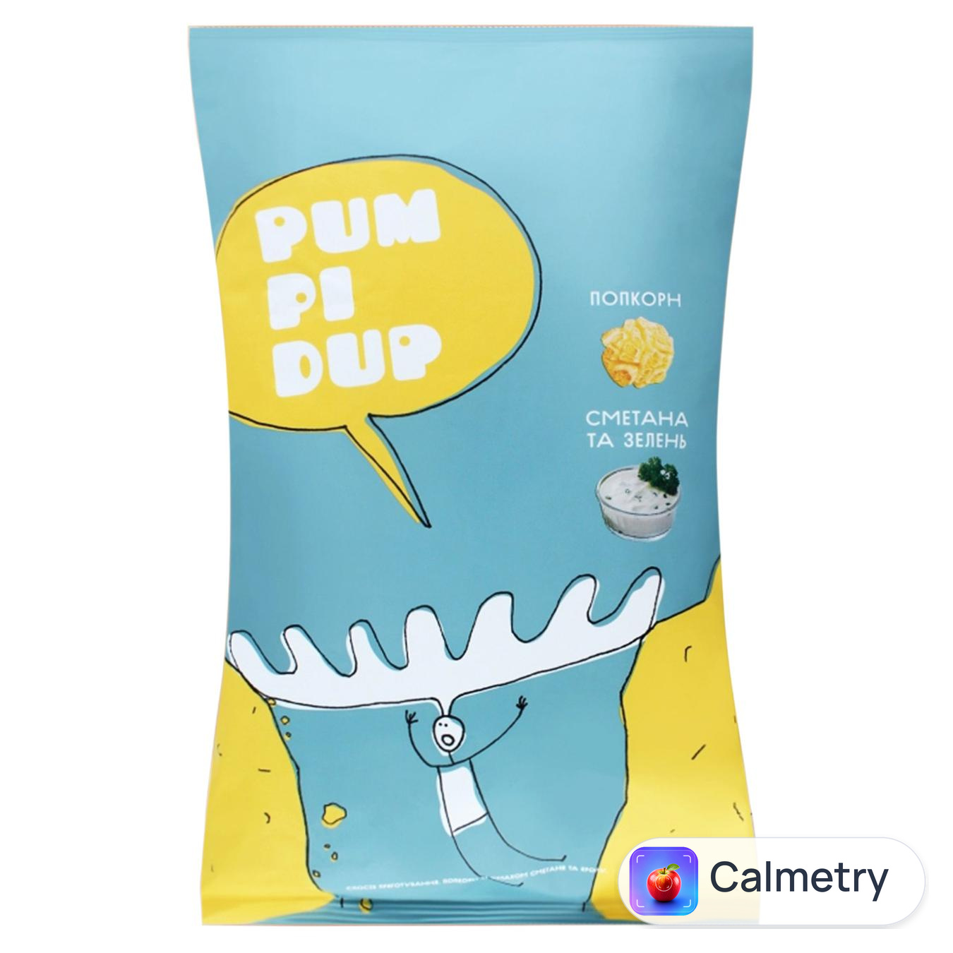 Попкорн Pumpidup зi смаком сметани та кропу 90г