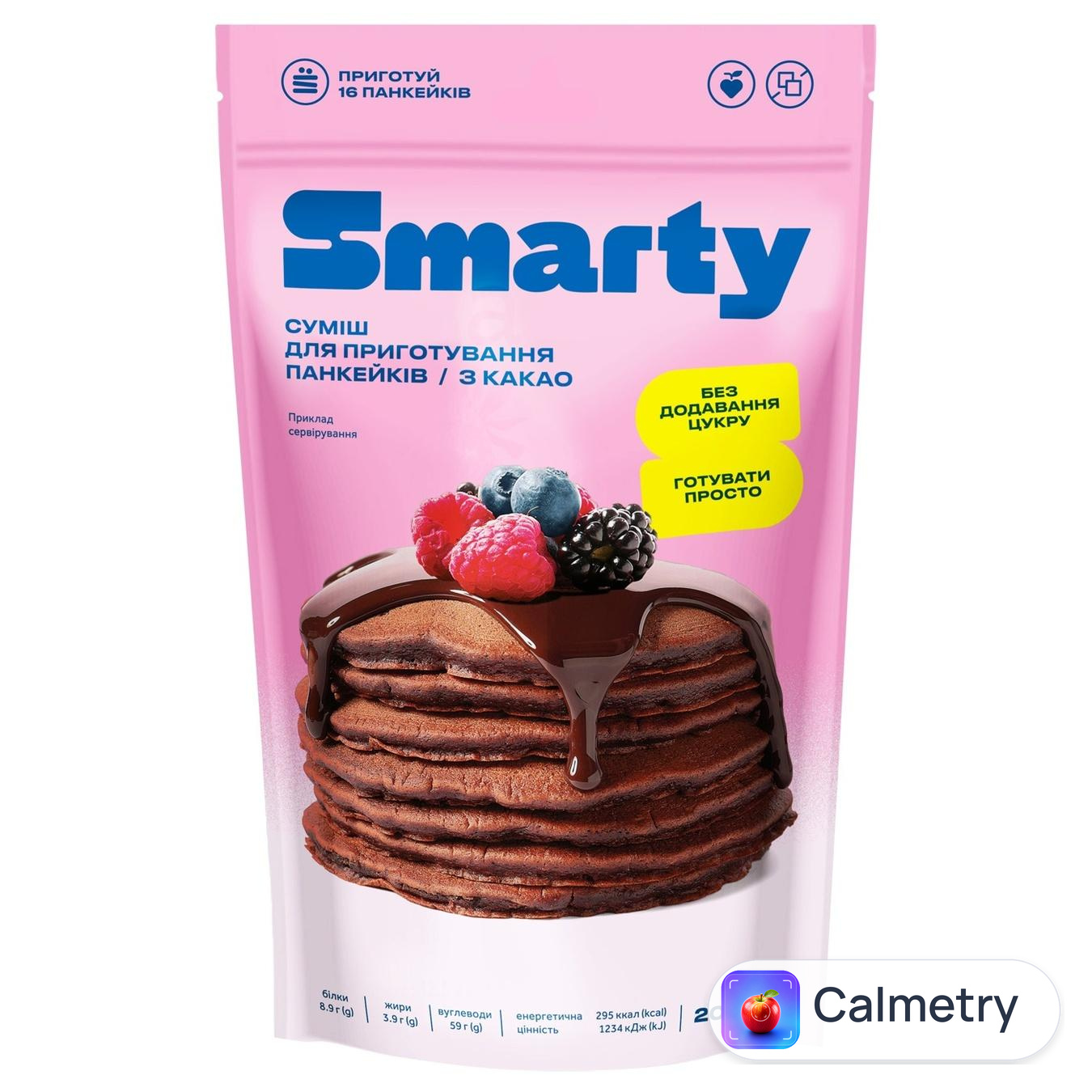Cуміш для приготування панкейків Smarty з какао 200г