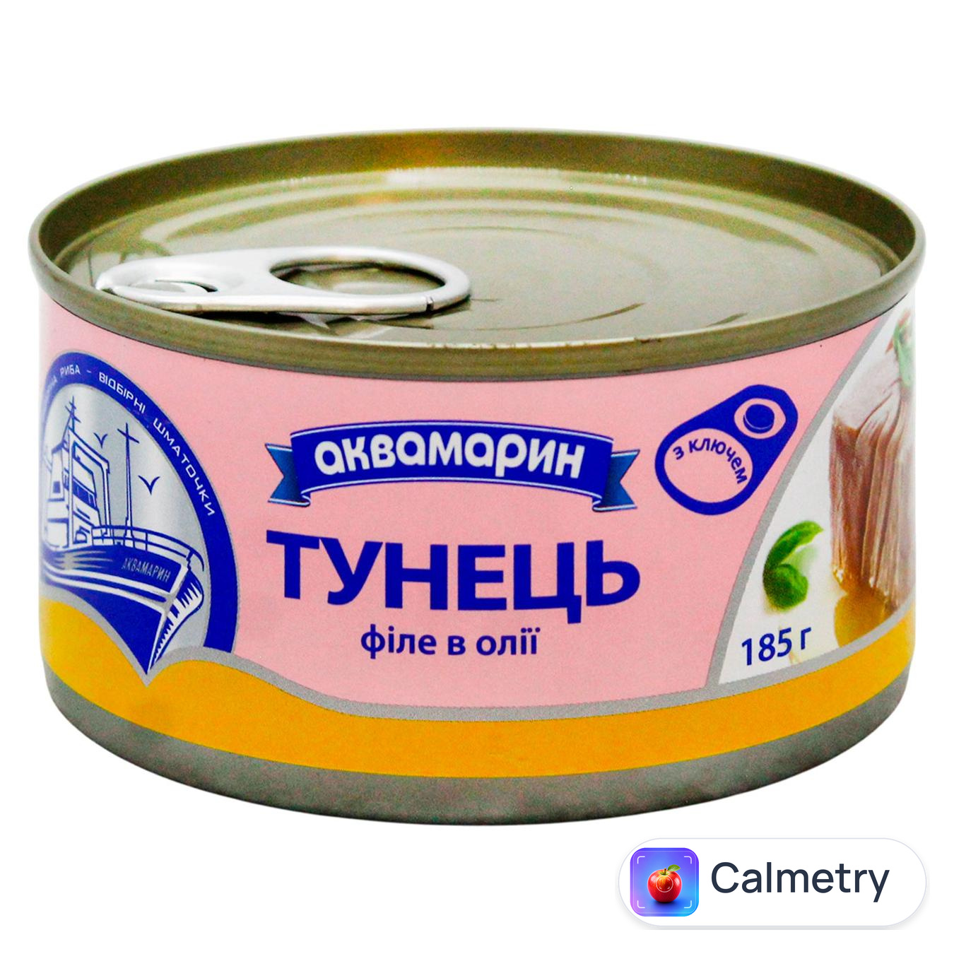 Тунець Аквамарин філе в олії 185г