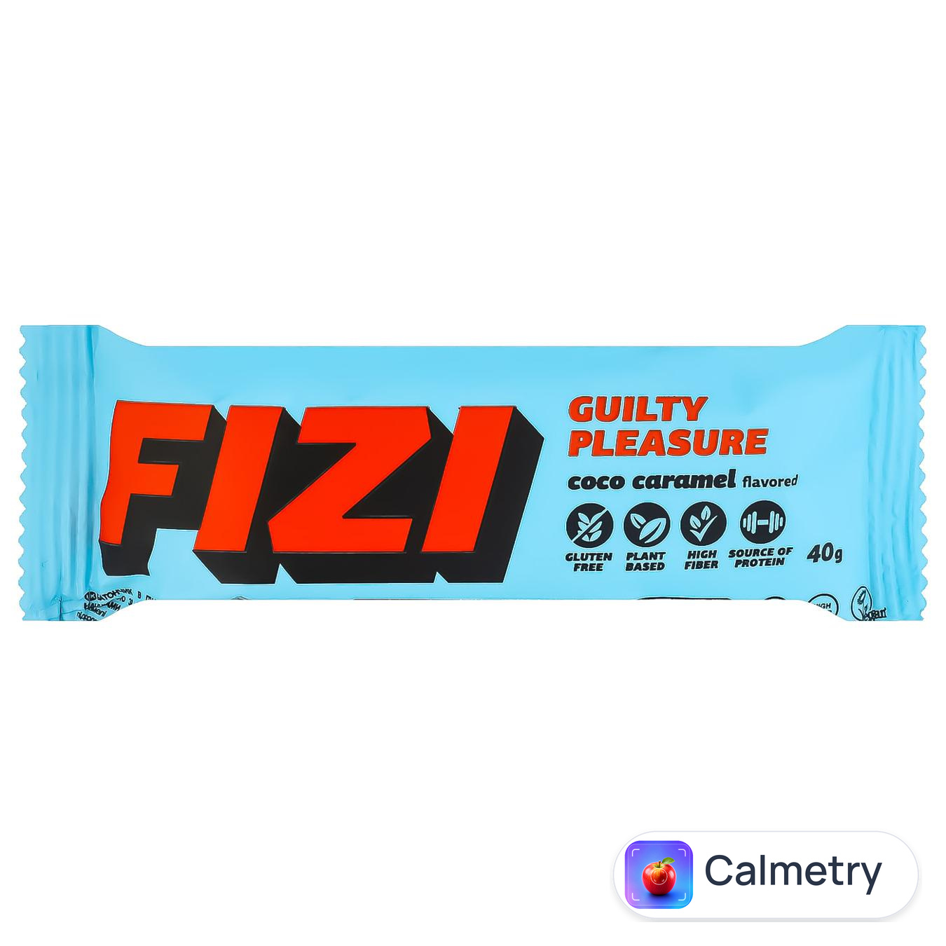 Батончик Fizi Coco Caramel в глазурі 40г — фото продукту