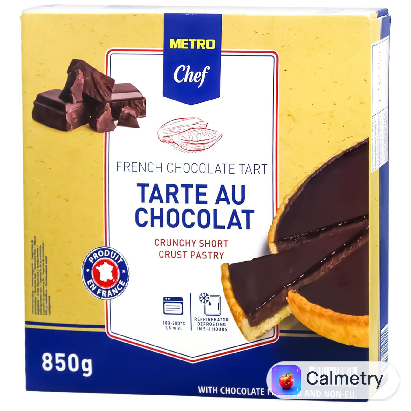 Тарт Metro Chef шоколадний 850г — фото продукту