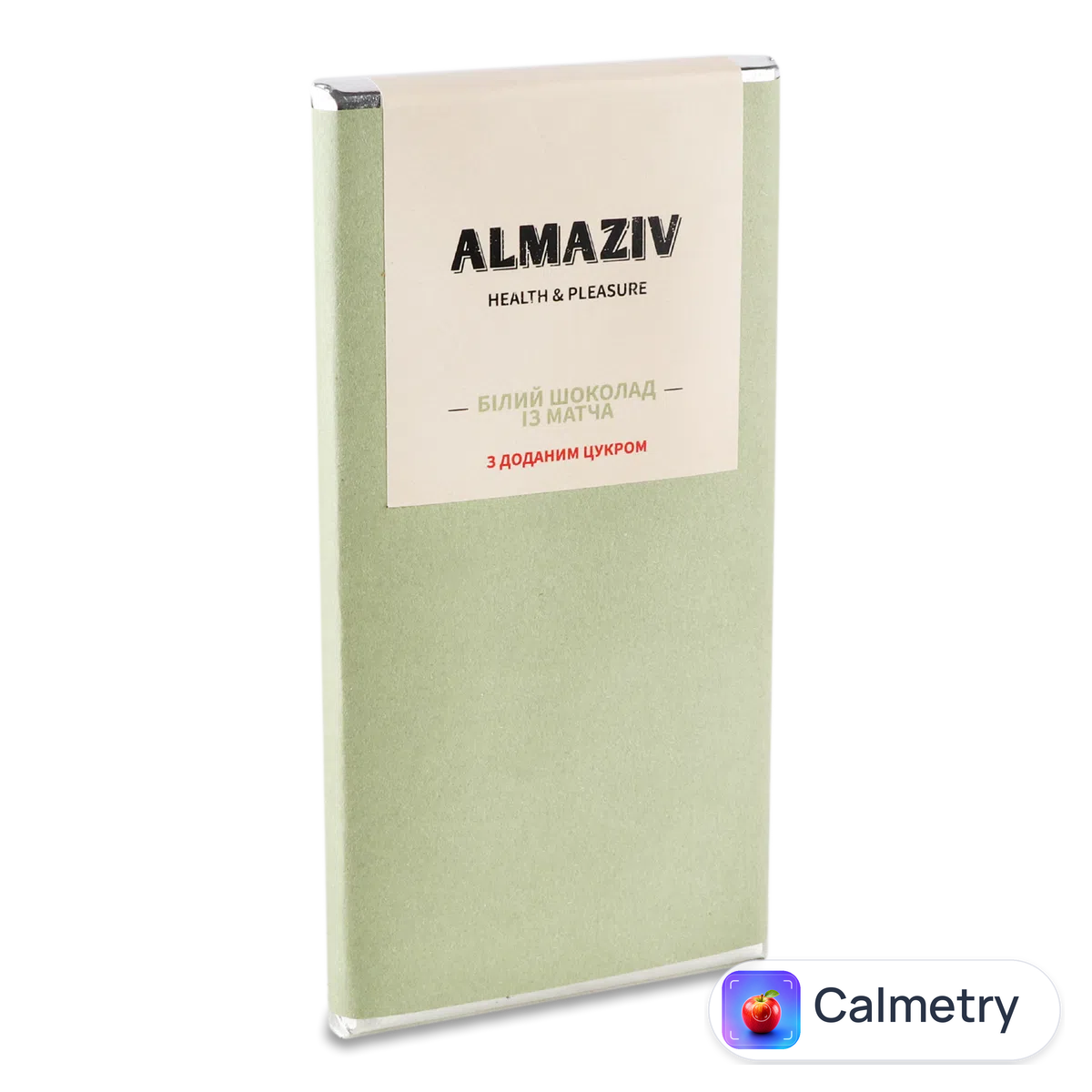 Шоколад білий Лавка традицій Almaziv із матча 80г